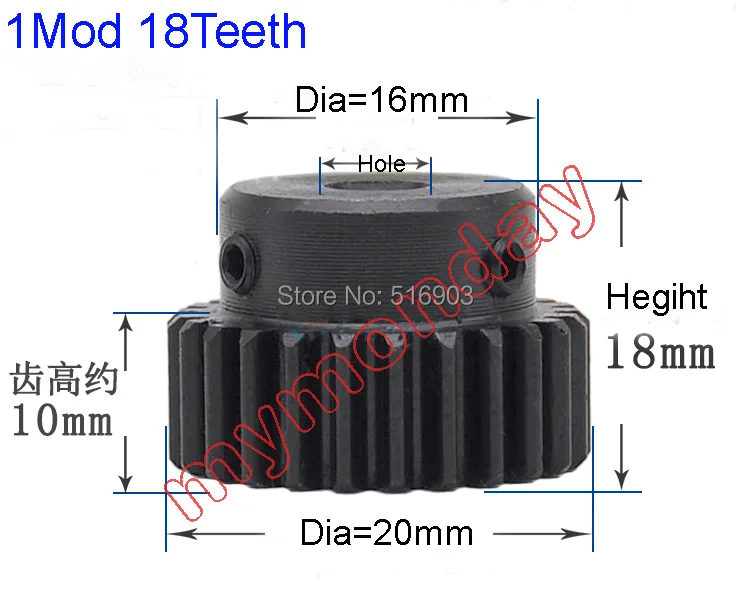 Бесплатная доставка 1 0 Mod M 15 16 17 18 19 21T зубцы зубчатая шестерня прямые зубья 45 #