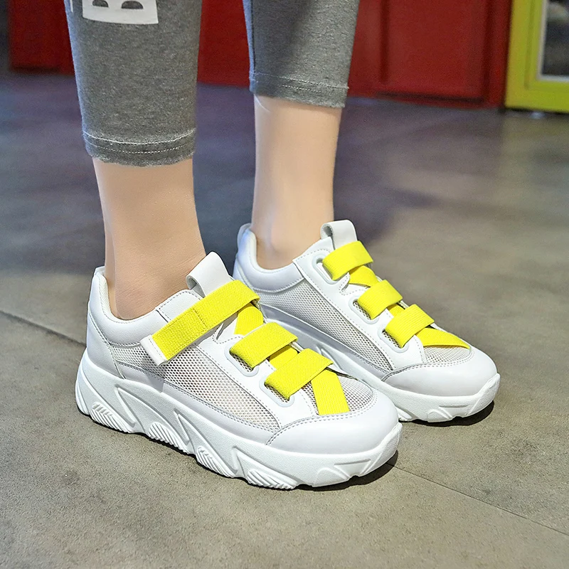 Модные женские кроссовки Tenis Feminino женская обувь белая Вулканизированная дышащая