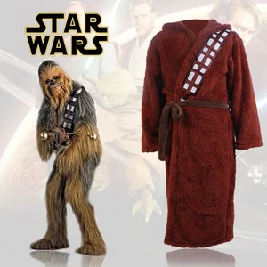 star cosplay wa chewbacca bath robe bathrobe cloak cape costume hooded free global shipping