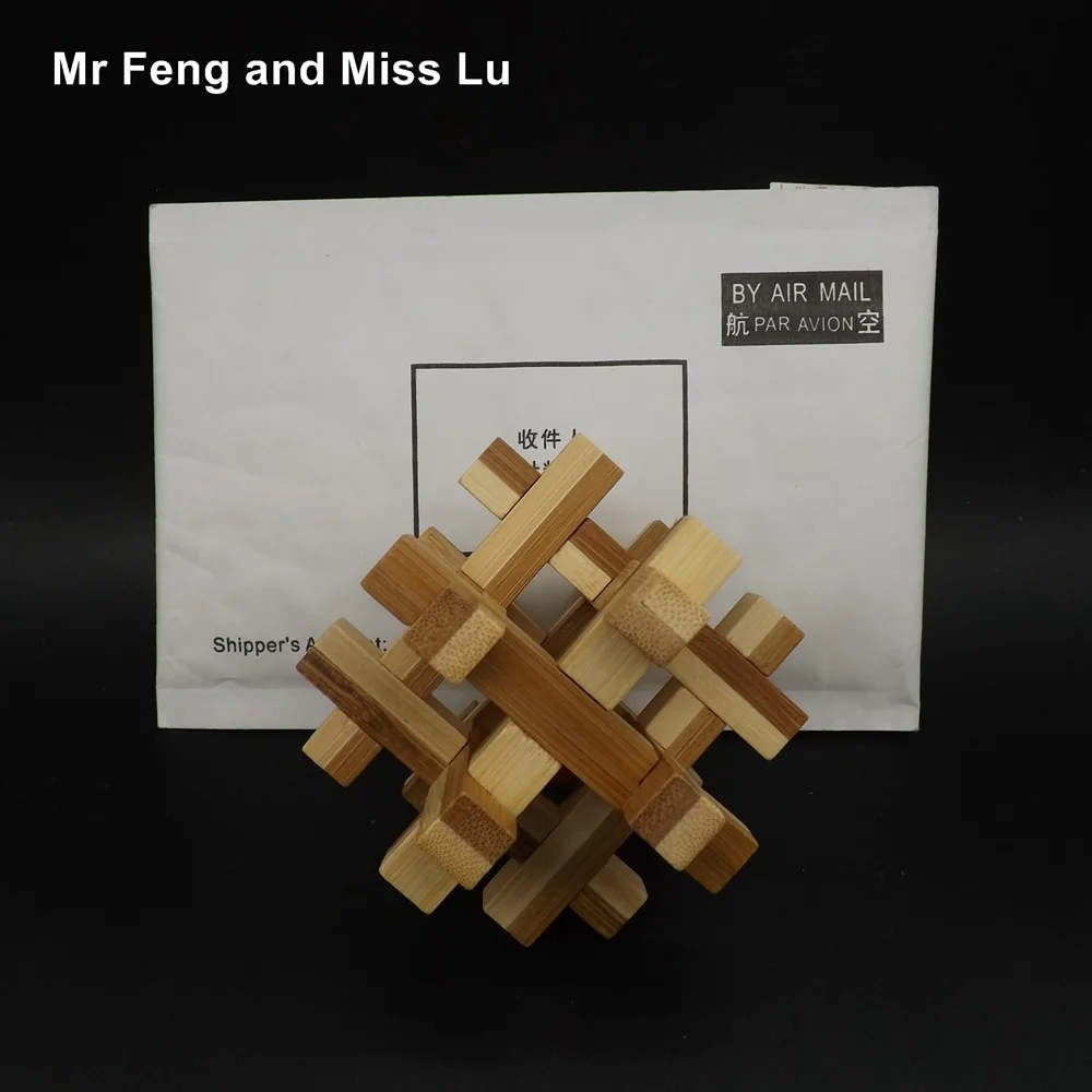Бамбуковая 3D клетка традиционная китайская игрушка для детей - купить по