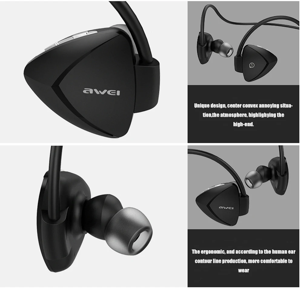 2017 yanhuo Bluetooth V4.0 Беспроводной Спорт бег наушники стерео вкладыши С микрофоном