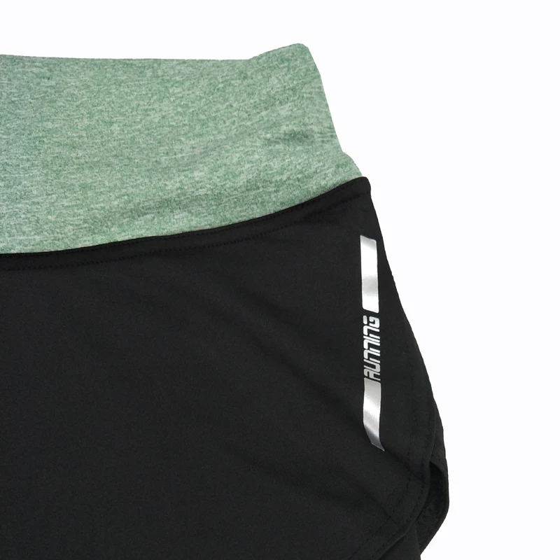 MAIJION 2 в 1 женские спортивные шорты для фитнеса йоги высокая талия быстросохнущие