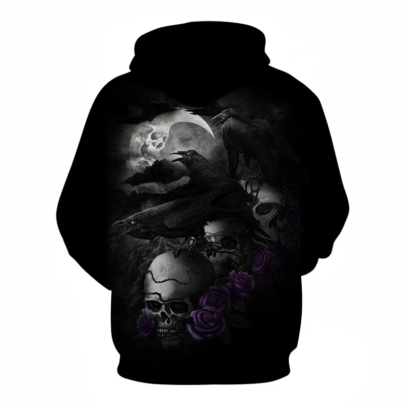 

Girly Skull Sweatshirt Mens Hoodies 3d Tracksuit Hooded Sweatshirt Men Hoody Black Coat Funny 6xl Pullover Drop Ship ZOOTOP BEAR