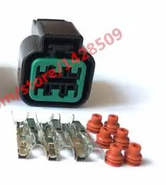 Conector Eletrônico para Compartimento Automotivo 50 Conjuntos de Pinos com Conector de Plástico à Prova d Água para Automóvel