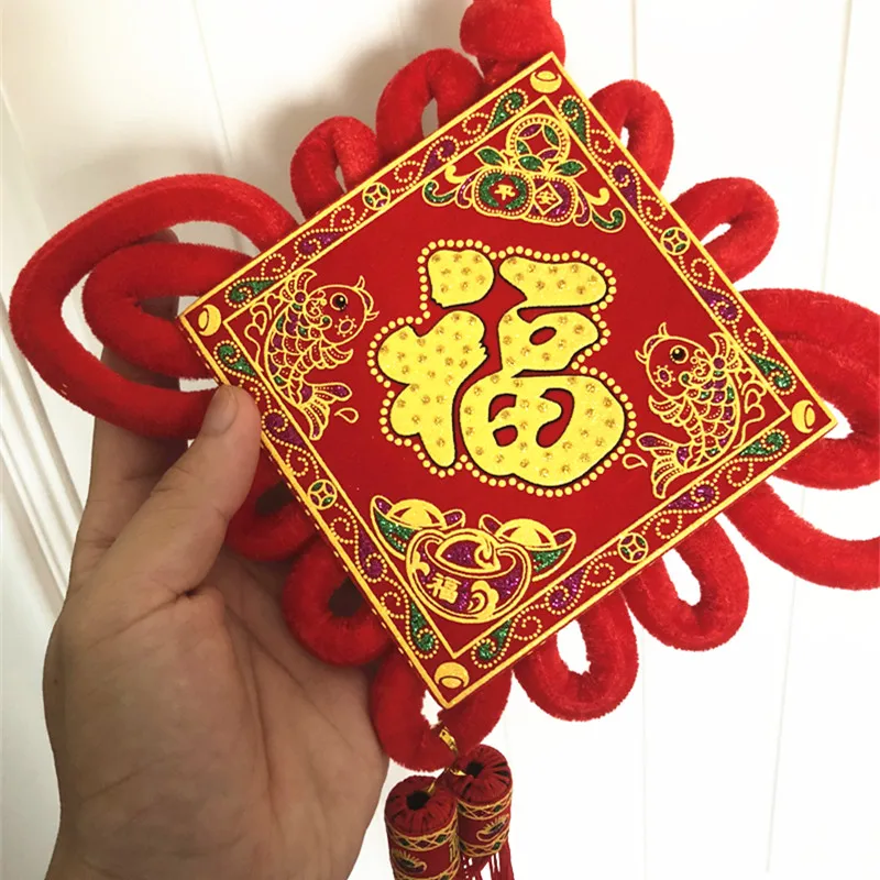 2 шт./лот традиционный китайский узел висячая пряжа декор для дверей и окон в