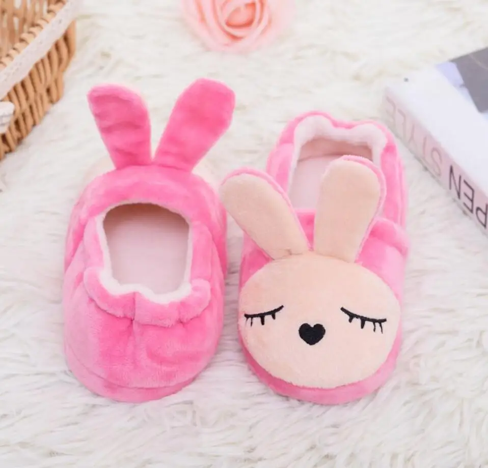 Baby Home Piggy Panda Monkey Slipper Warm Soft Indoor Fashion Floor Slippers for Boy Girls Kids Cartoon Shoes Children | Детская одежда