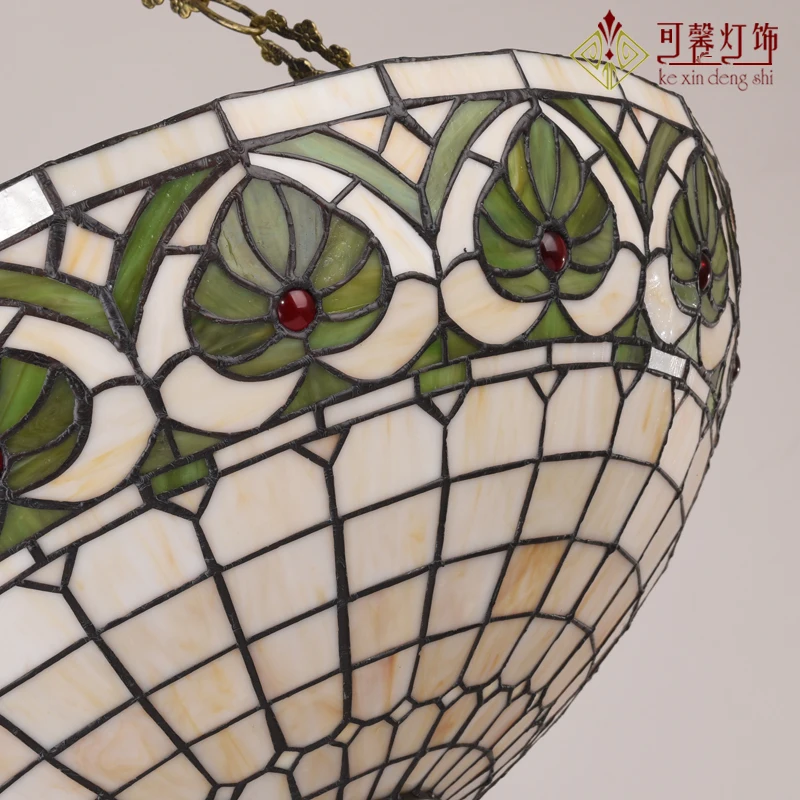 European-style garden restaurant bedroom study the anti-artistic stained glass difany chandelier small living room lamps | Аксессуары