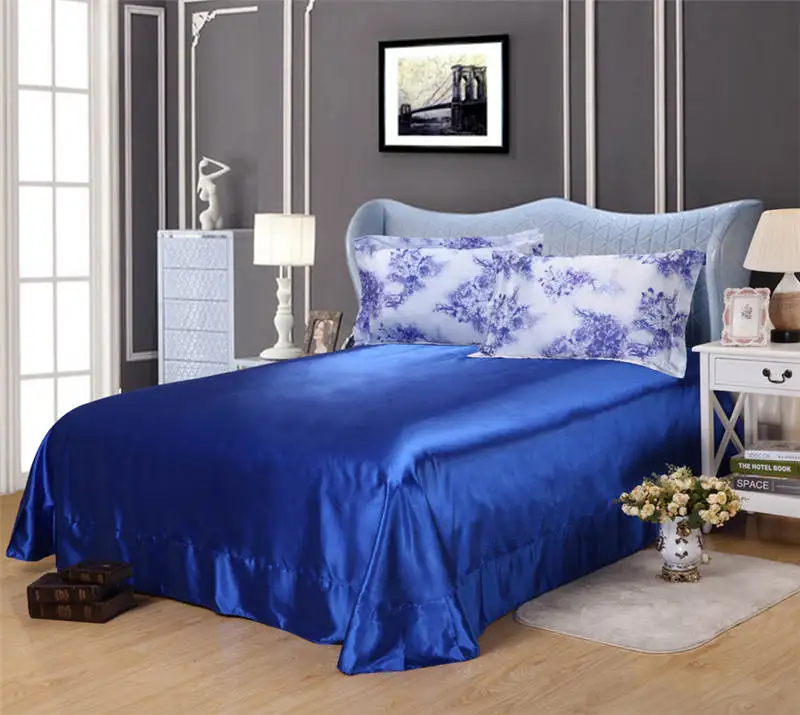 Роскошные атласные шелковые комплекты постельного белья пододеяльники