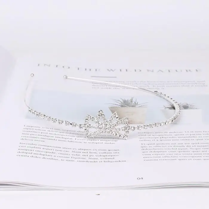 1 шт. короны для девочек Tiaras Выпускной День рождения свадебные диадемы Принцесса Корона TT@ 88