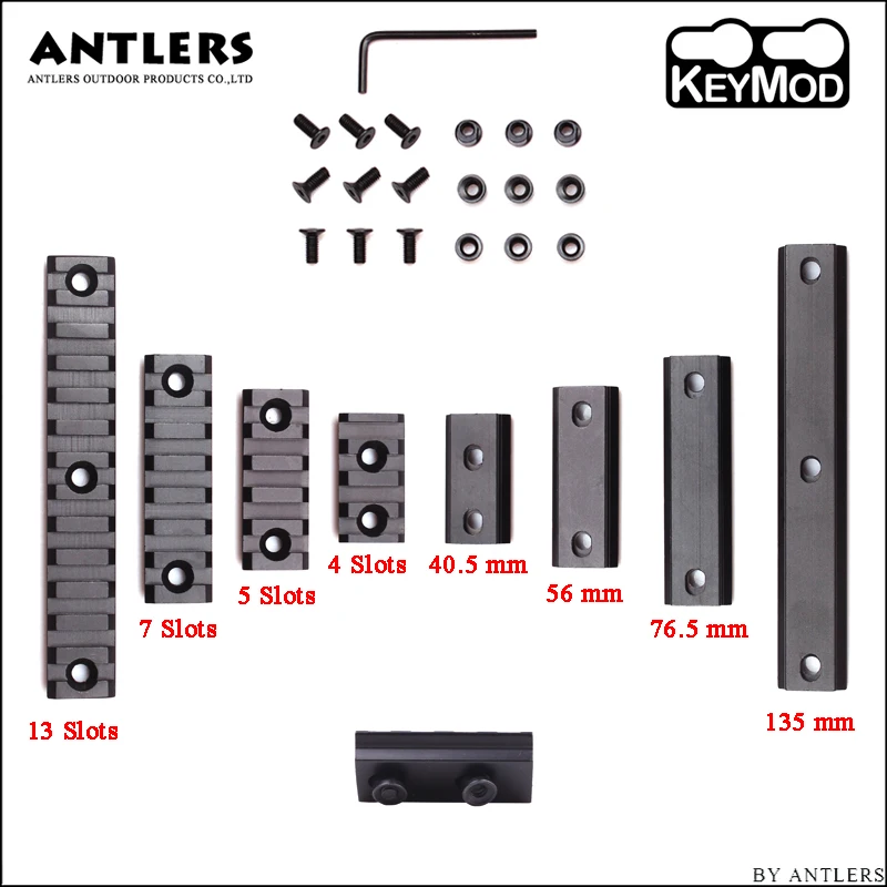 Тактический Keymod рейка Picatinny Weaver рельсовые секции 6/8 Слоты крепление база с QD Слинг поворотный адаптер-ключ для охоты