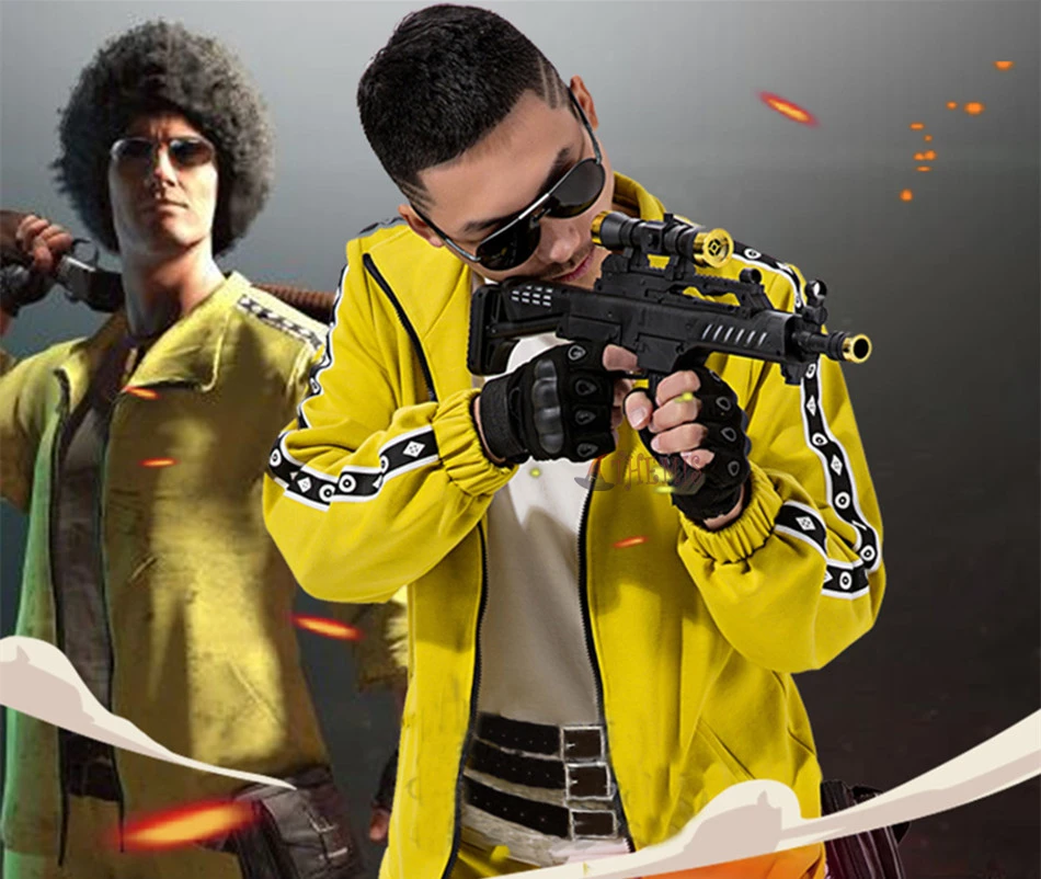 Athemis PUBG Battlegrounds косплей костюм пальто желтый спортивная одежда костюмы куртка высокое качество полный размер
