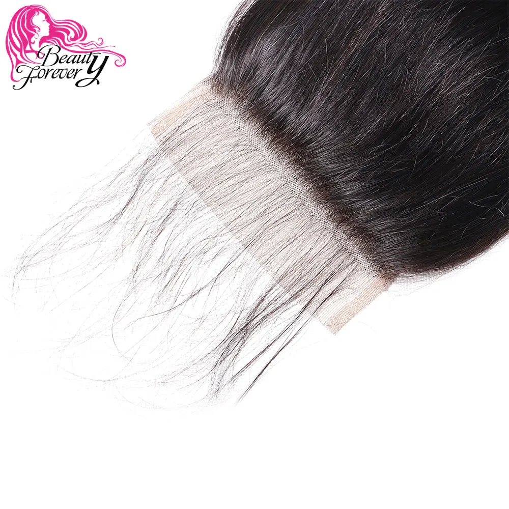 Beauty Forever 5*5 волнистые бразильские кружевные закрытые 100% Человеческие волосы Remy 120%