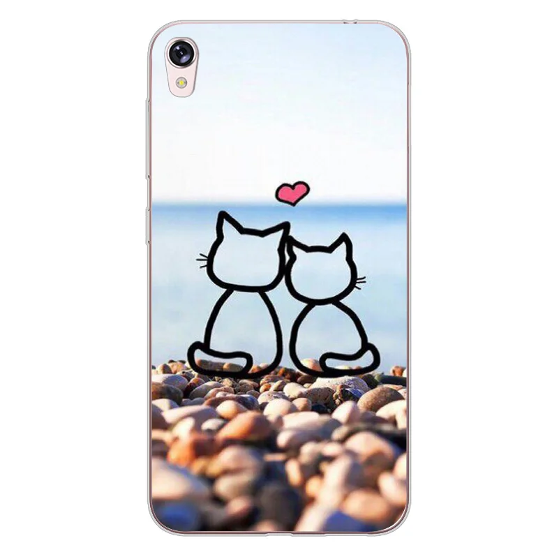 ciciber Cover For ASUS Zenfone 5 Lite ZC600KL 5Z ZE620KL ZS620KL Phone Cases Soft TPU Cute Animal Funny Cat Shell |