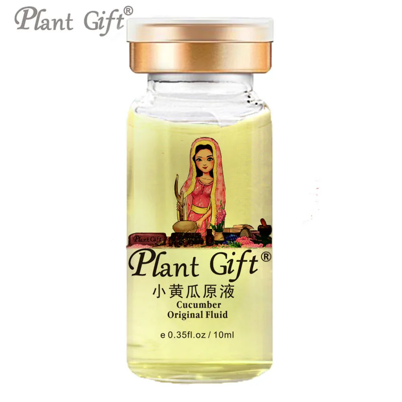 

Plant Gift Hot Sale Cucumber Original Liquid Promote The Blood Circulation, Whiten Skin, Reduce Wrinkles Replenishment 10ml*7pcs