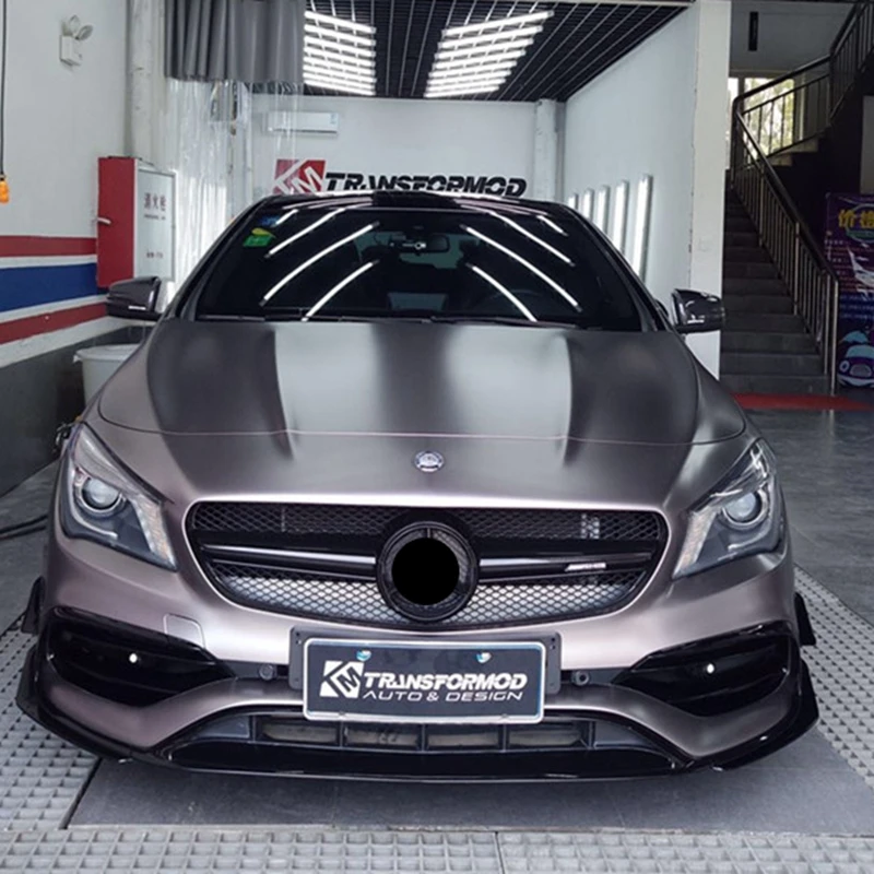 Решетка устанавливаемая на Mercedes Benz CLA class W117 CLA200 CLA250 CLA45 AMG 2013 2016 без логотипа
