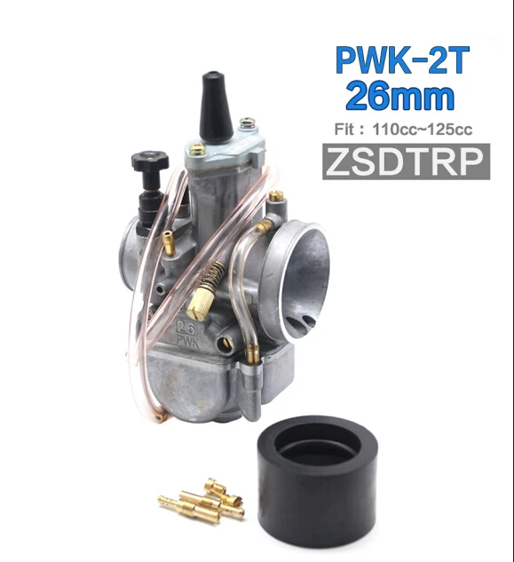 26MM ZS MOTOS двигатель 2 T PWK КАРБЮРАТОР 2 T двигатель 21 24 26 28 30 32 34 мм карбюратор для Honda Yamaha гоночный мотор ATV - Цвет: 26MM