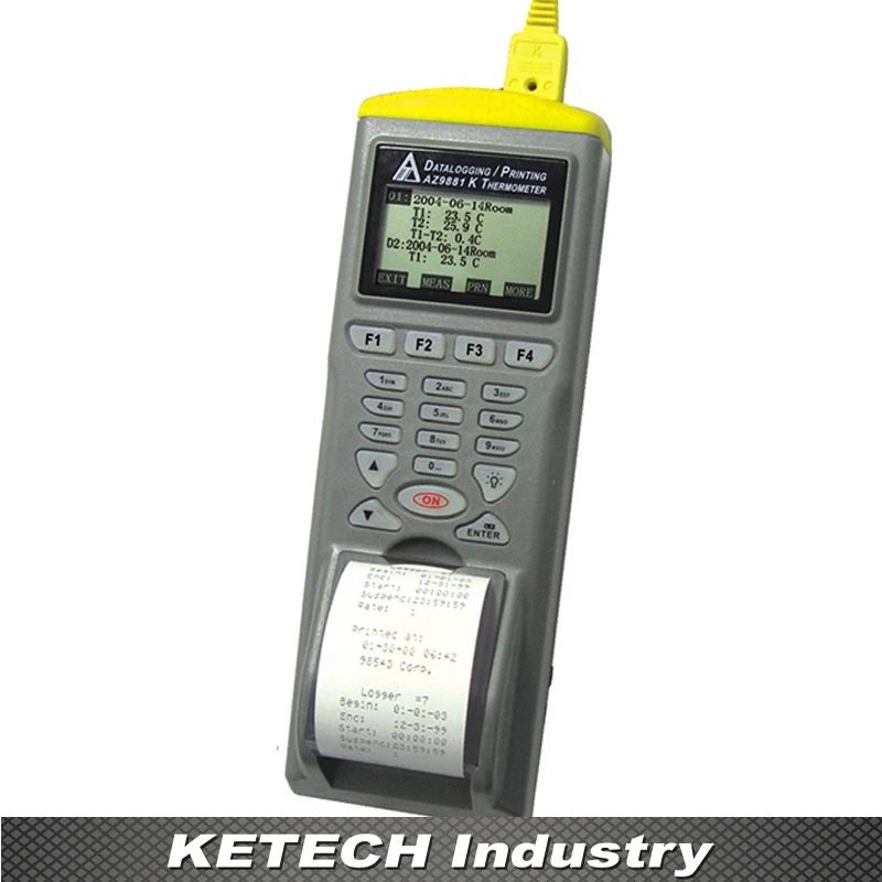 

AZ-9881 K Type Precision Thermometer Thermometer with Print Function