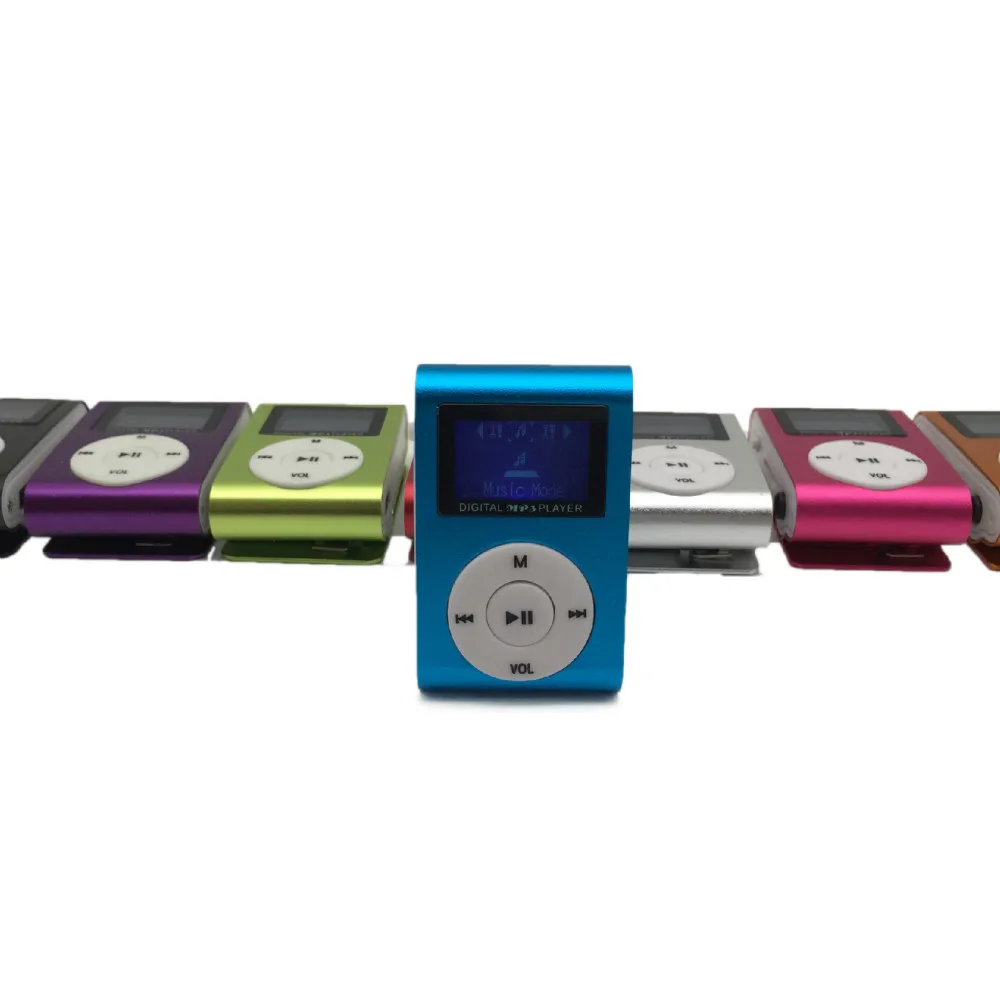 Card MP3 music player student sports Walkman card iron clip support a variety of format gifts small portable belt | Электроника
