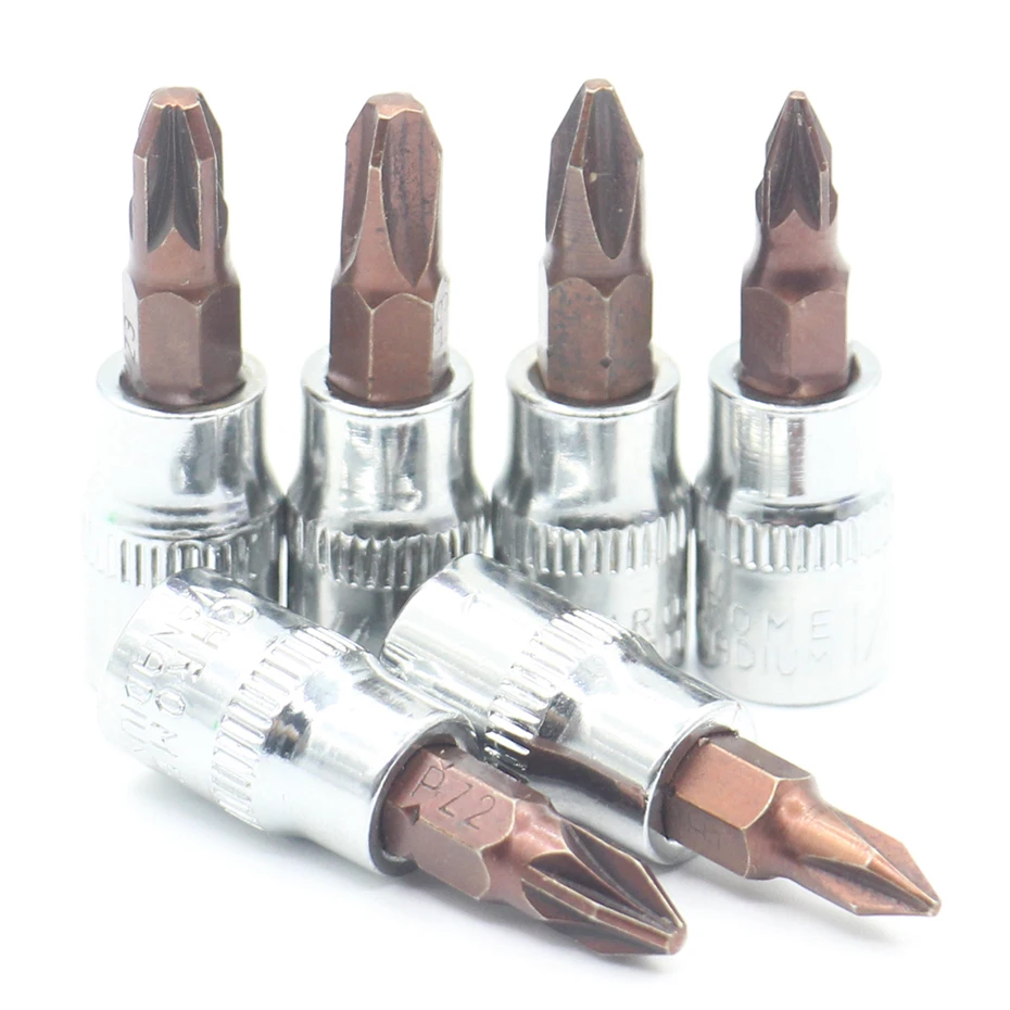 1 шт. насадки для головки привода Philips posiidriv 1/4 дюйма PZ1 PZ2 PZ3 PH1 PH2 PH3|Отвертка| |