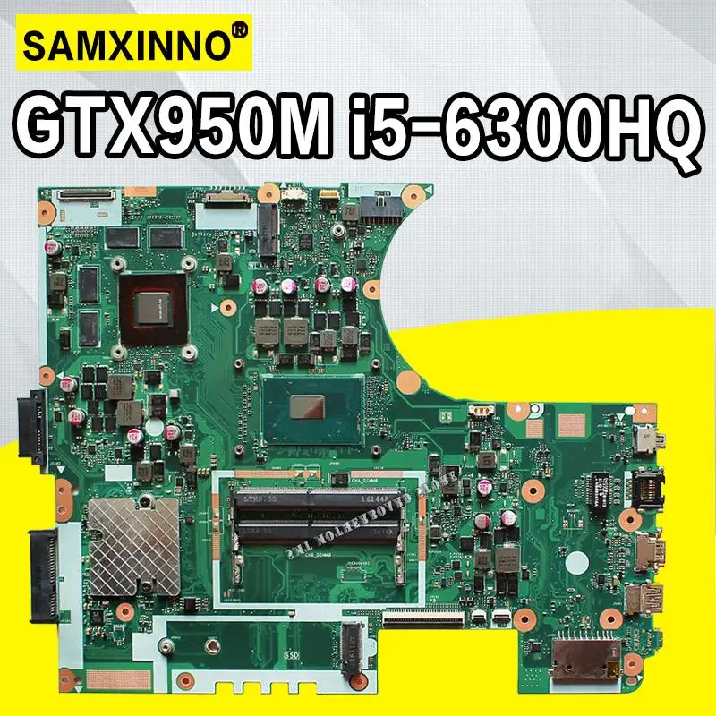 N752VX с I5 6300HQ CPU GTX950M материнская плата REV2.0 для For Asus N752V ноутбука|Материнские платы| |