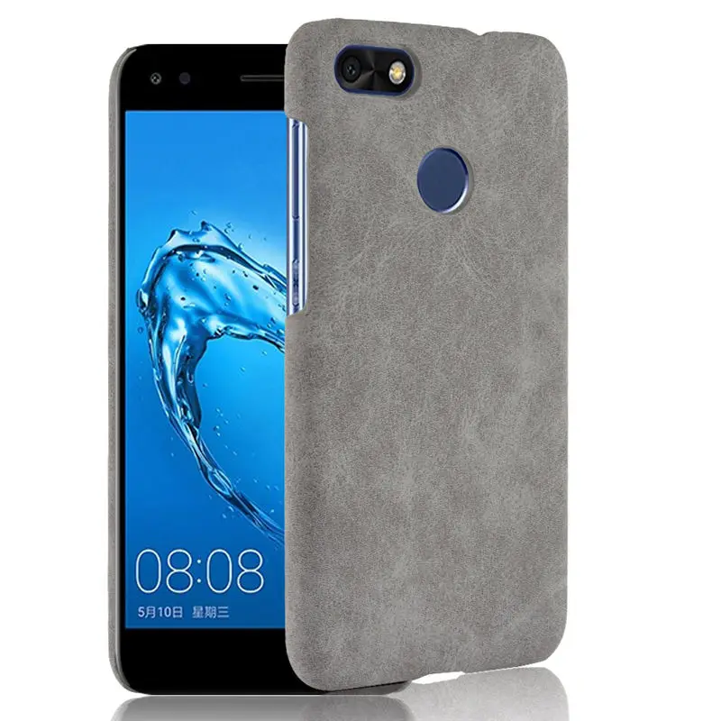 For Huawei P9 Lite Mini Case Luxury Retro PU Leather P9Lite Hard Phone 2017 SLA-L22 SLA-L02 |