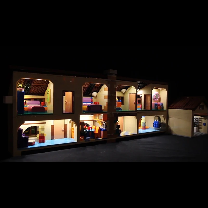 Светодиодный светильник набор для lego 71006 16005 Simpson's house строительные блоки кубики