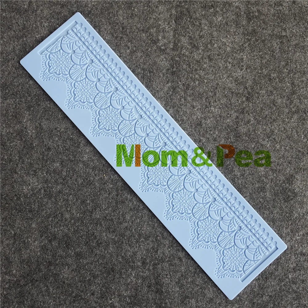 Mom & Pea GX190 Бесплатная доставка кружевная форма для украшения торта помадка 3D