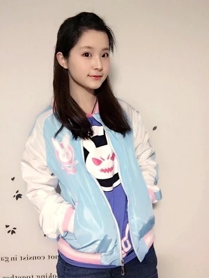 [В наличии] фигурная куртка из игры OW D.VA летний топ ветрозащитная спортивная