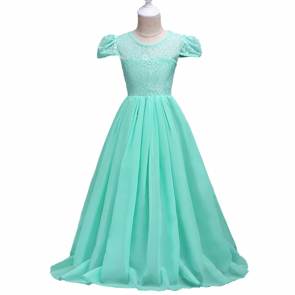 Платье принцессы для девочек с цветочным рисунком Лето 2018 Туту Одежда свадьбы