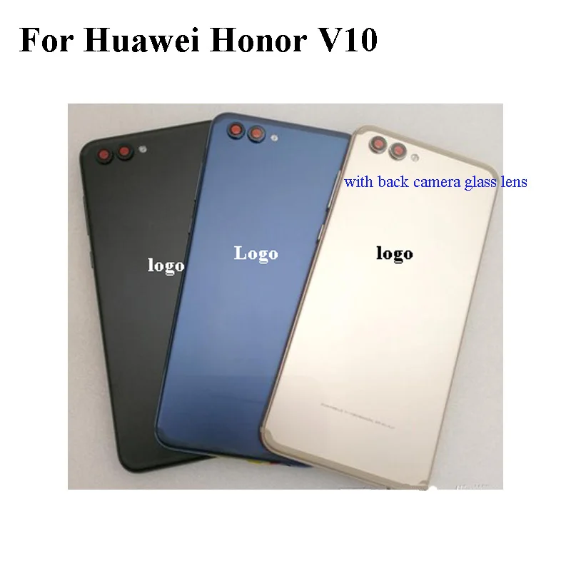 Задняя крышка для Huawei Honor V10 V 10 чехол на всю батарею задняя Запасная часть|Корпусы