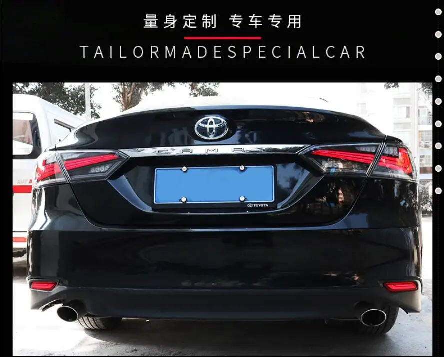 Видео светодиодный автомобильный Camry задние бампера отражатель задний тормозной светильник для Camry eiz WISH SIENNA Innova ISF GX470 RX300 5630 матрица