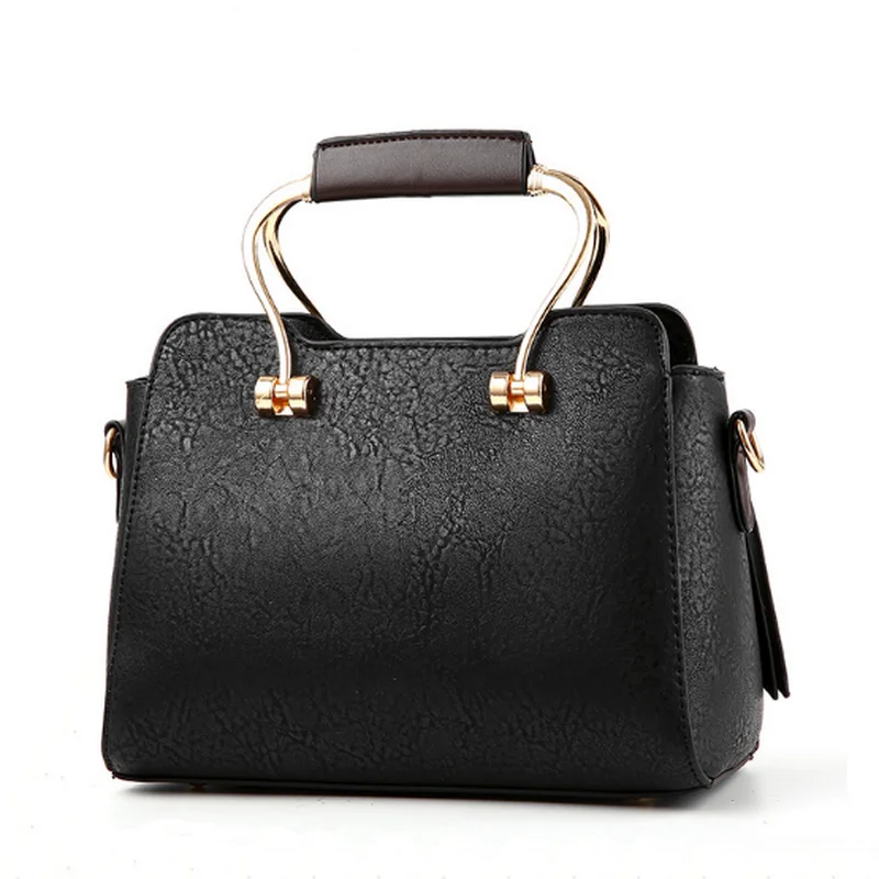 Women Vintage Leather Handbag Tassel Shoulder Bag Fashion Classic Purse Lady Bags Luxury Casual Tote Mochilas A013 | Багаж и сумки