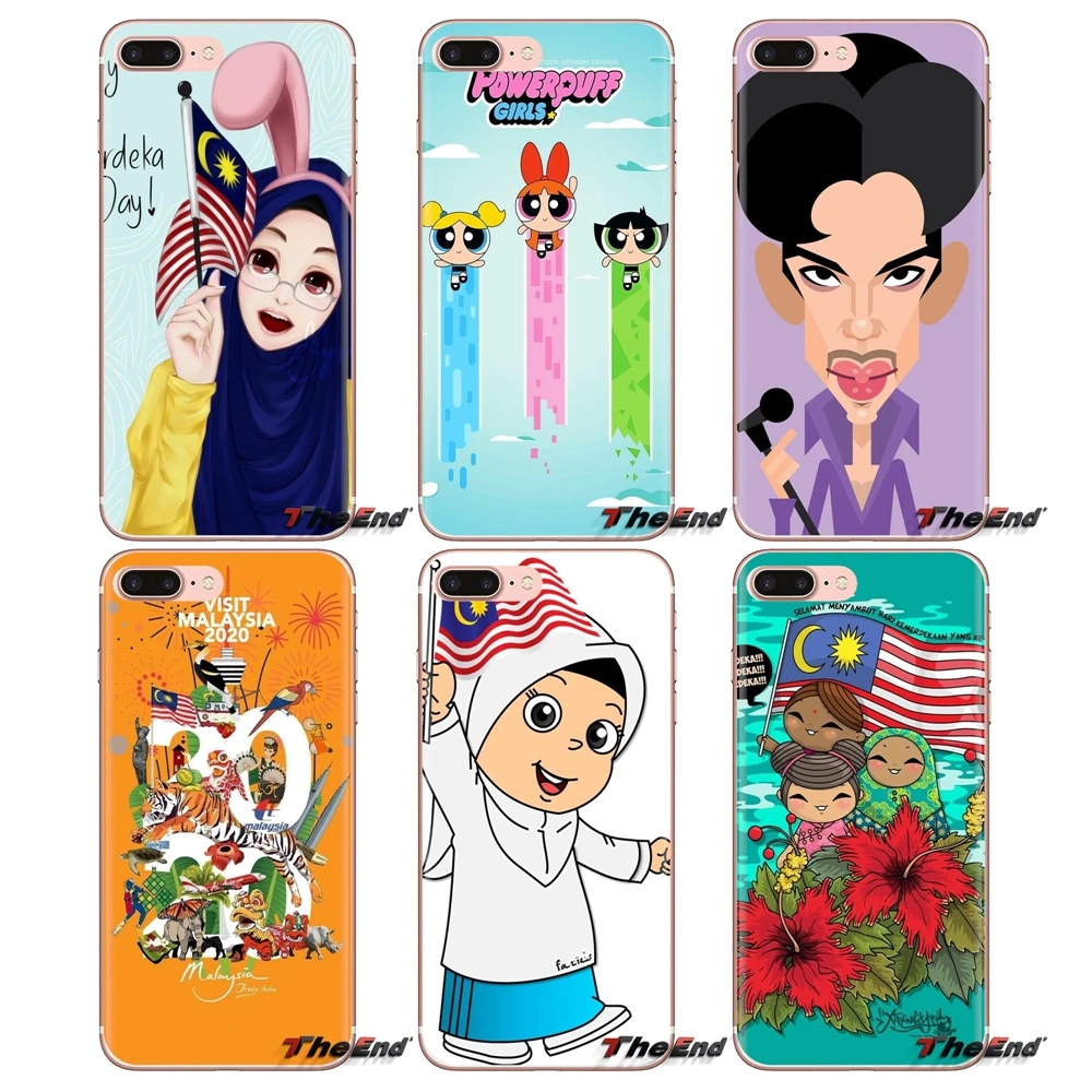 Transparent Soft Cases Covers Malaysia Cartoon For Samsung Galaxy S3 S4 S5 Mini S6 S7 Edge S8 S9 S10 Plus Note 3 4 5 8 9 |