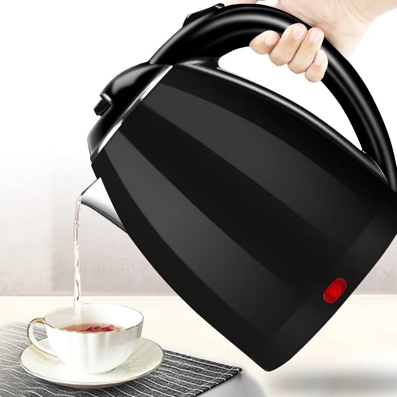 CLA98 2 бесплатная доставка синий светодиодный стеклянный электрический чайник