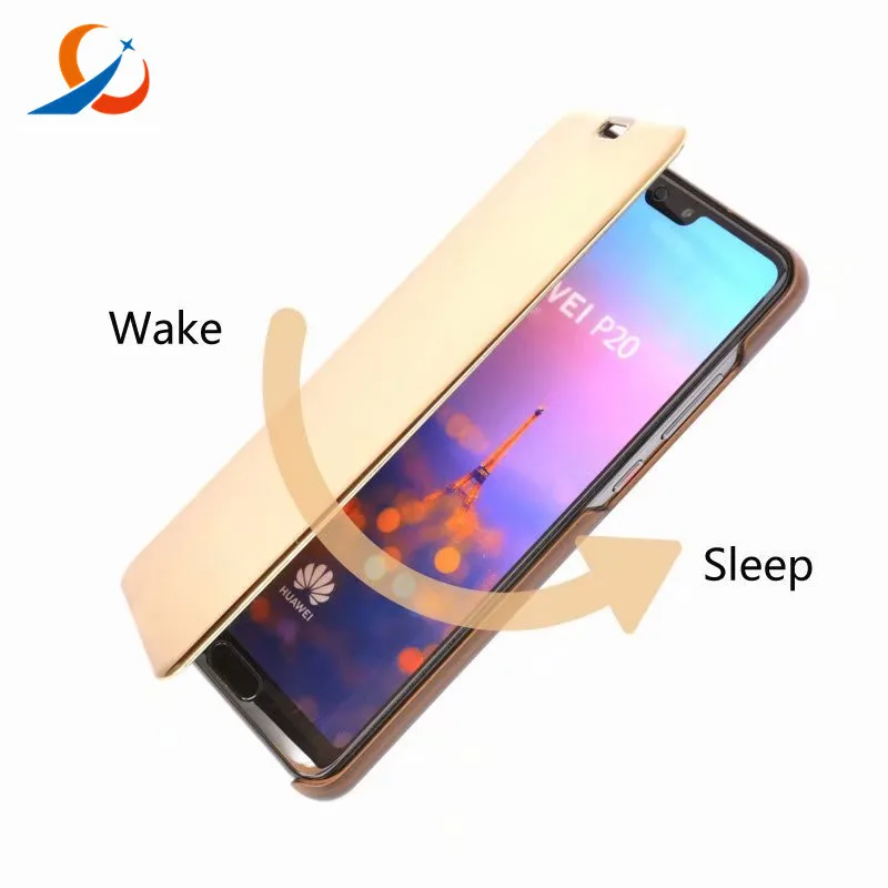 Для Huawei p20 pro Plus Lite P Smart заказать 7 s Mate10 Honor9 Clear View Смарт Флип Chrome зеркало кошелек