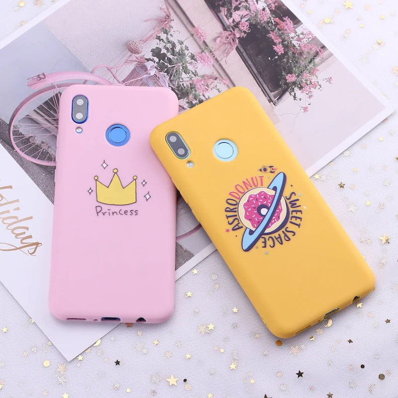 Силиконовый чехол для телефона Samsung S8 S9 S10 S10e Plus Note 8 9 10 A7 A8 Pricess Girl Heart Tumblr