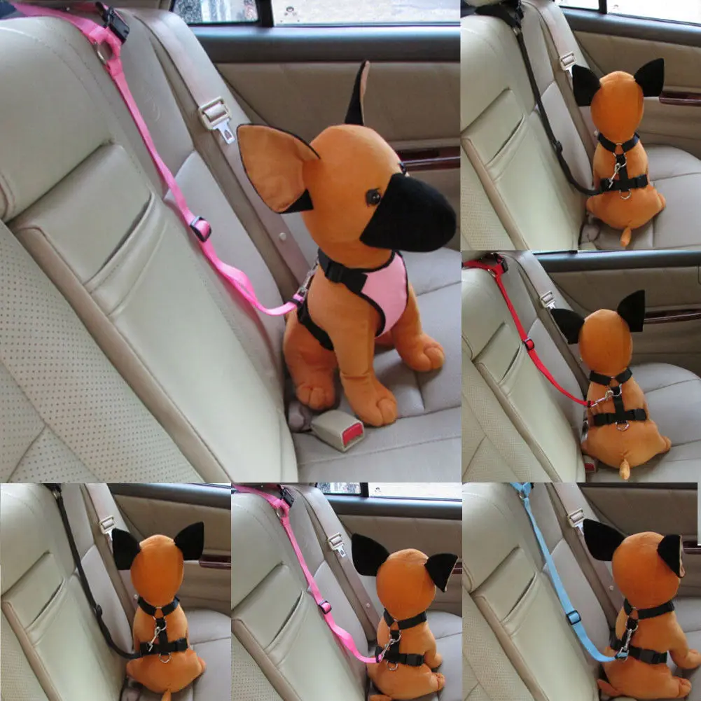 Регулируемый ремень безопасности для собак и домашних животных | Дом сад