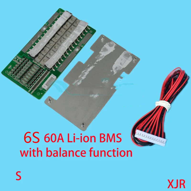 6S 60A версия S литий полимерная батарея BMS/PCM/PCB Защитная плата для 6 упаковок 18650