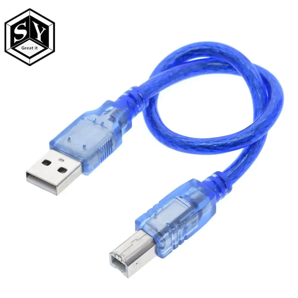 USB кабель UNO R3 / Mega 2560 R3/ ADK A для arduino 30 см|Интегральные схемы| |