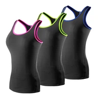 fnmm women tight yoga sport vest sleeveless quick drying fitness running vest top gym yoga shirt fitness vest yoga vest top