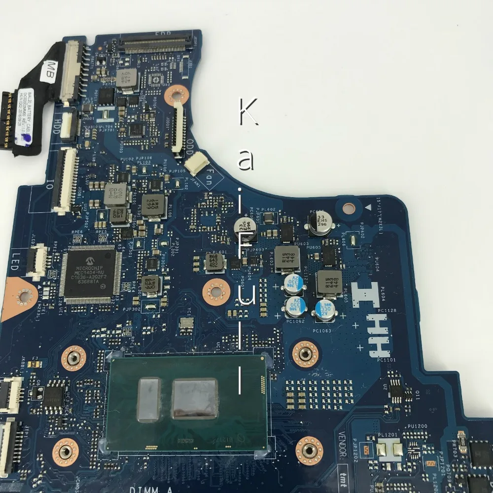 CN-0DG5G3 DG5G3 для DELL INSPIRON 5567 материнская плата ноутбука BAL21 LA-D802P REV: 1 0 (A00) SR2EU I5-7200U |