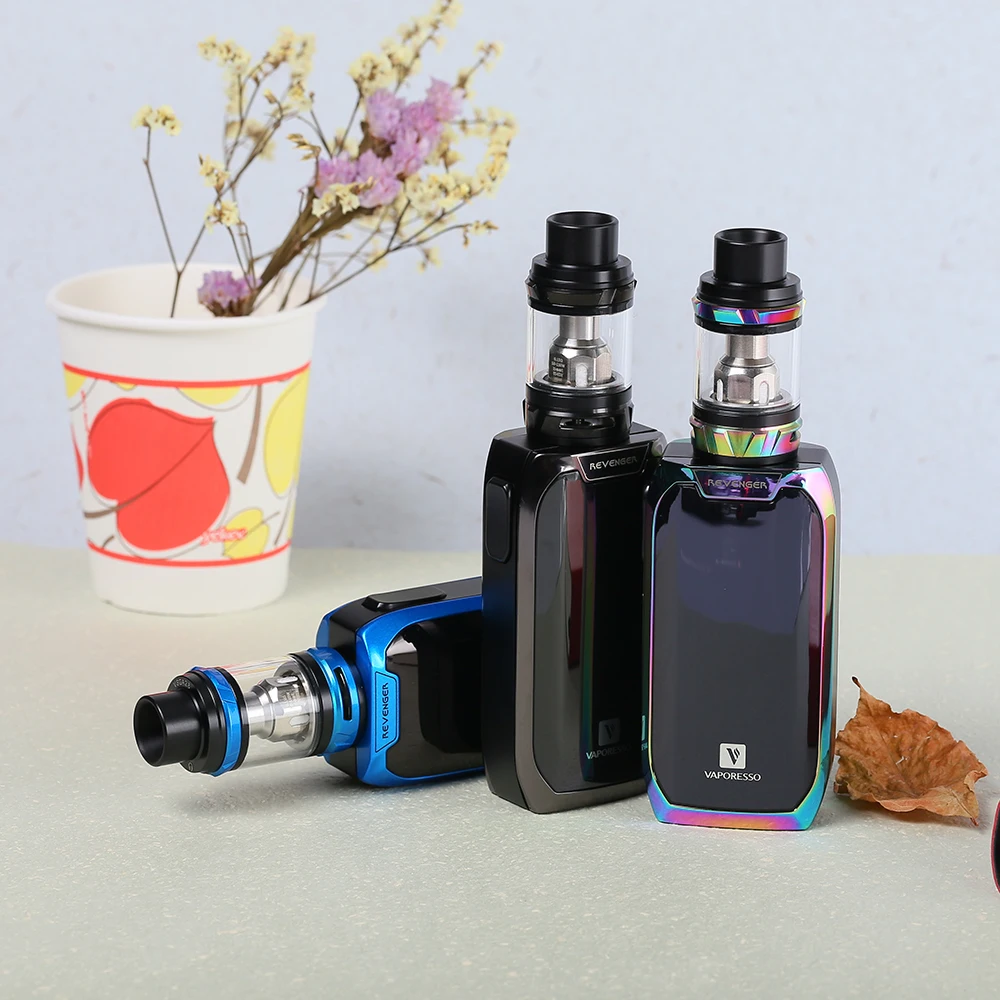 Оригинальный Vaporesso Мститель с 220 Вт Vape Mod NRG Танк сетка капельного наконечника