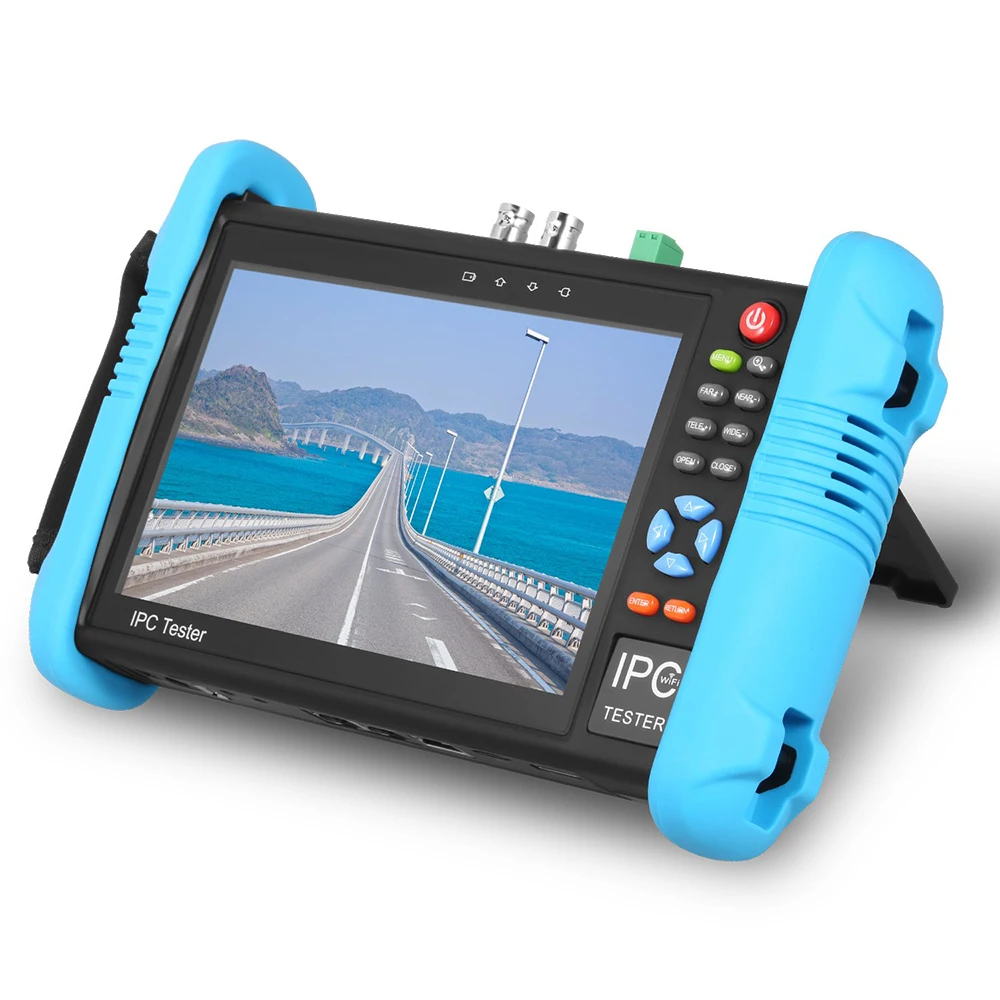 7 дюймовая сенсорная IP камера H.265 4K 8 Мп TVI CVI 5 МП AHD CCTV тестовый монитор с кабелем RJ45