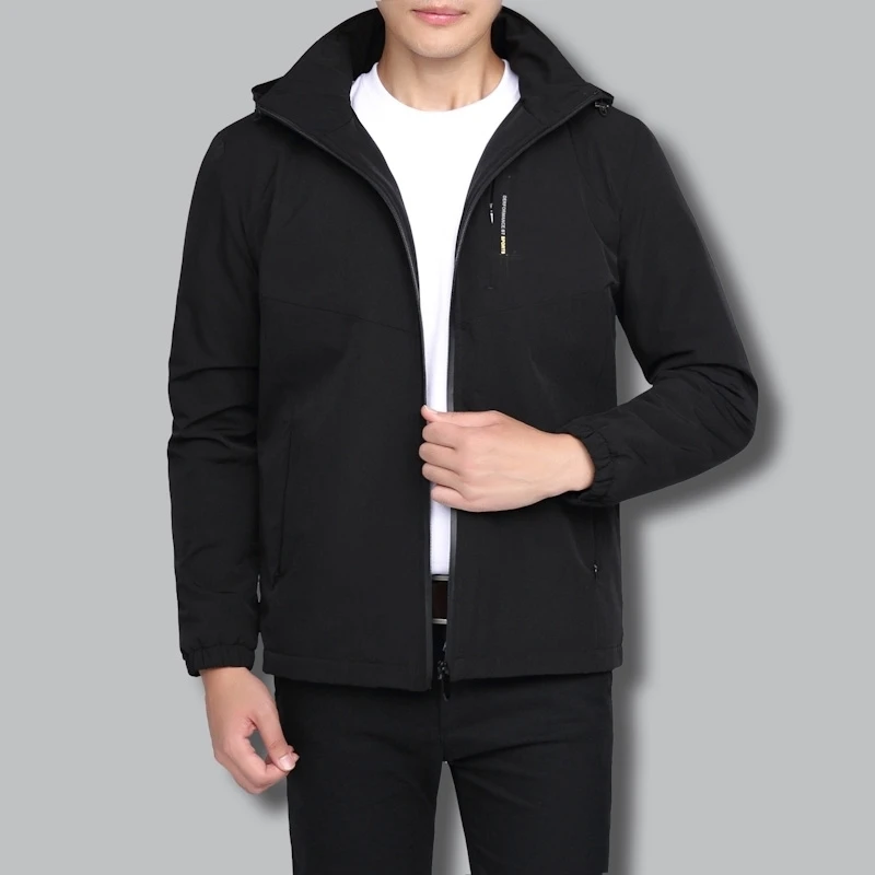 Новый Плюс Размер 8XL 7XL мужские толстовки Мужская куртка шерстяная подкладка