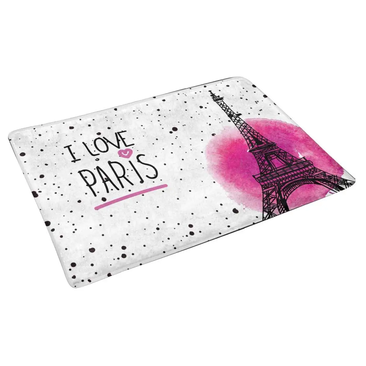 I Love Paris Эйфелева башня французский коврик для двери Противоскользящий входа