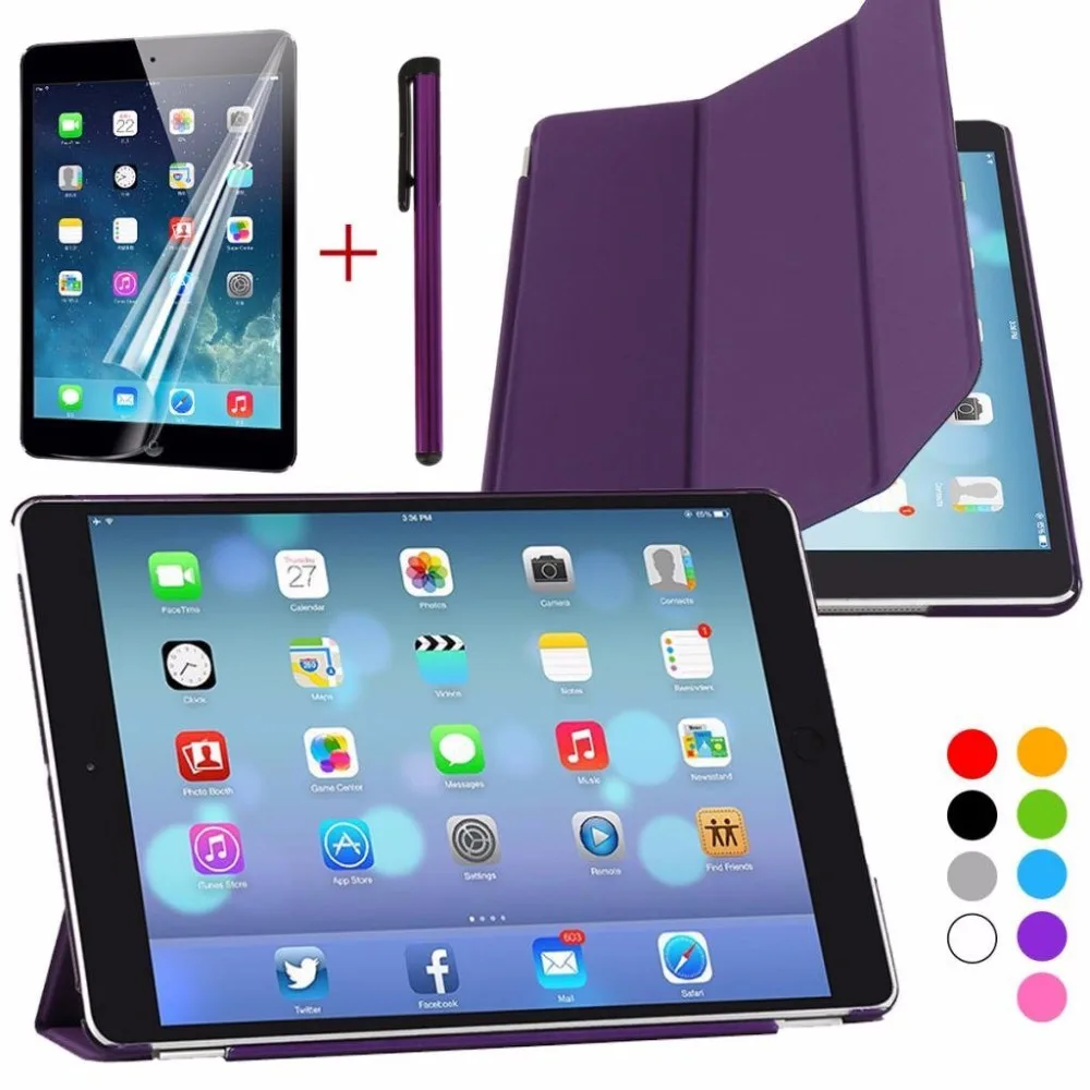 Чехол для нового iPad 9.7 &quot2017 Air Защитный чехол складной Folio Stand Smart Cover сна Авто +