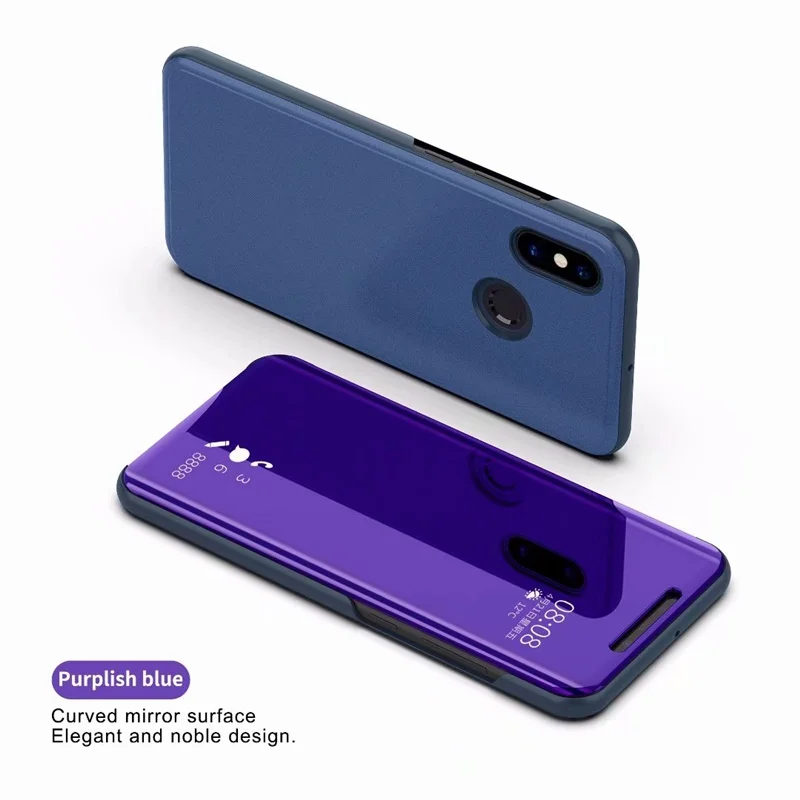 Case For Xiaomi Redmi S2 cover Smart Flip Window view plating Mirror Stand Holder Hard S 2 Global case kimTHmall | Мобильные