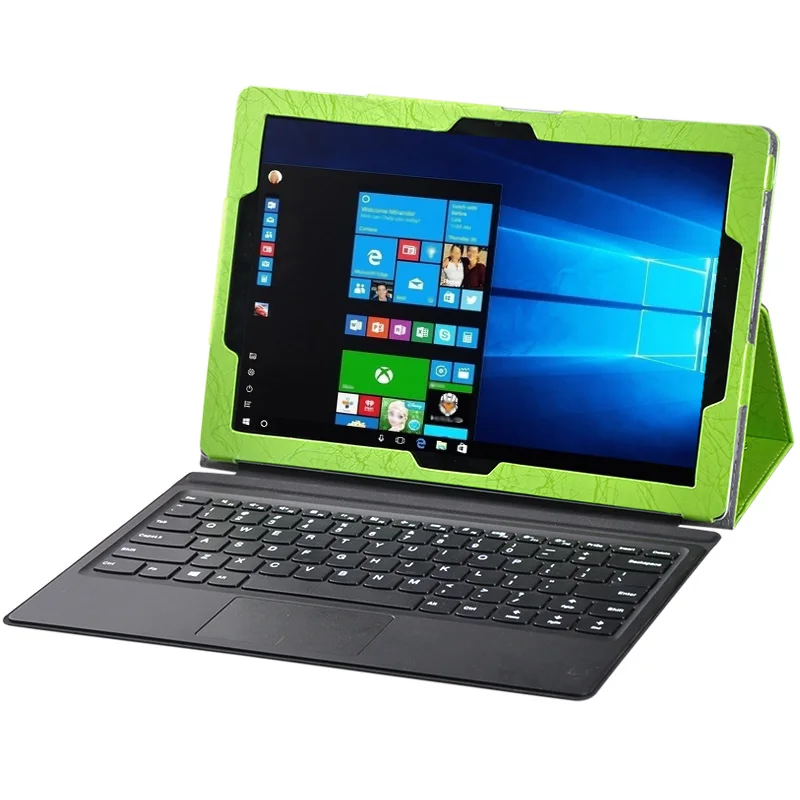 Зеленый Чехол с принтом для lenovo Ideapad Miix510 планшет с цветочным принтом кожаный чехол-подставка для lenovo Ideapad Miix 510 12,2'' - Цвет: Зеленый