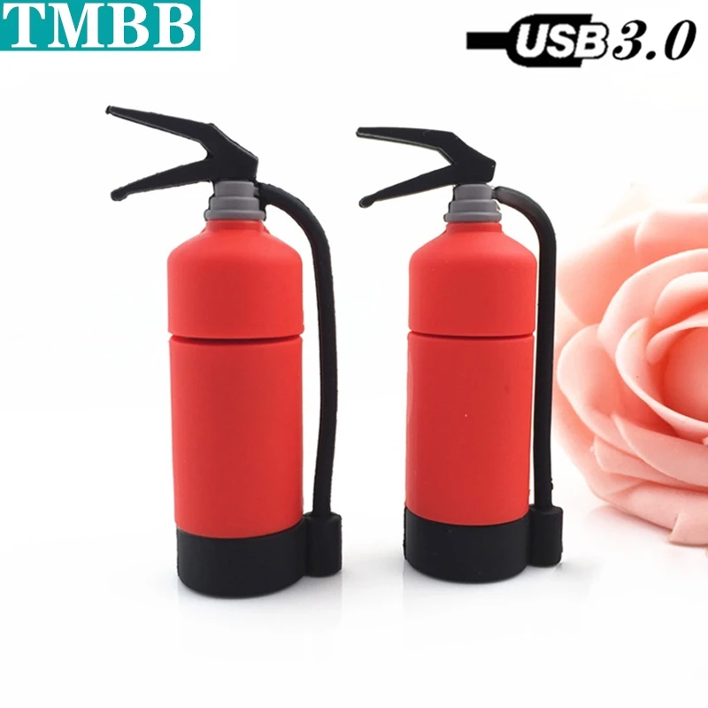 USB 3 0 мультяшный флэш накопитель для огнетушителя 256 ГБ 8 16 32 64 128 карта памяти U диск