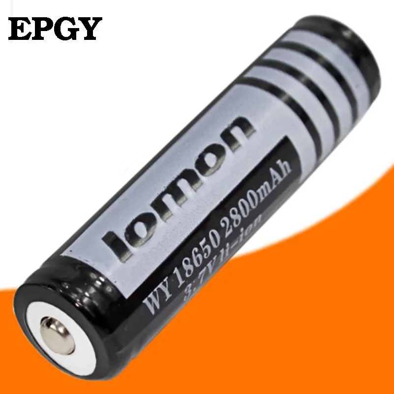 100% Оригинал 3 7 V 18650 аккумулятор 2800mAh литий ионная батарея с PCB для фонарика факела